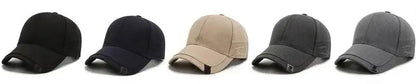 High Quality Solid Baseball Caps for Men Outdoor Cap Bone Gorras CasquetteHomme Trucker Hats Sunscreen Cap