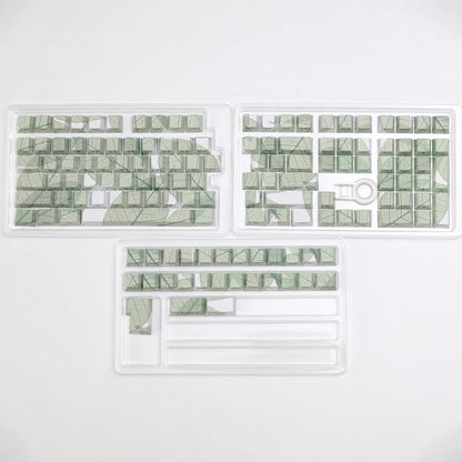 KYOMOT 135 Keys PBT Side Print Keycap Double Shot Cherry Profile Shine Through Keycaps for MX Switch Games Mechanical Keyboard