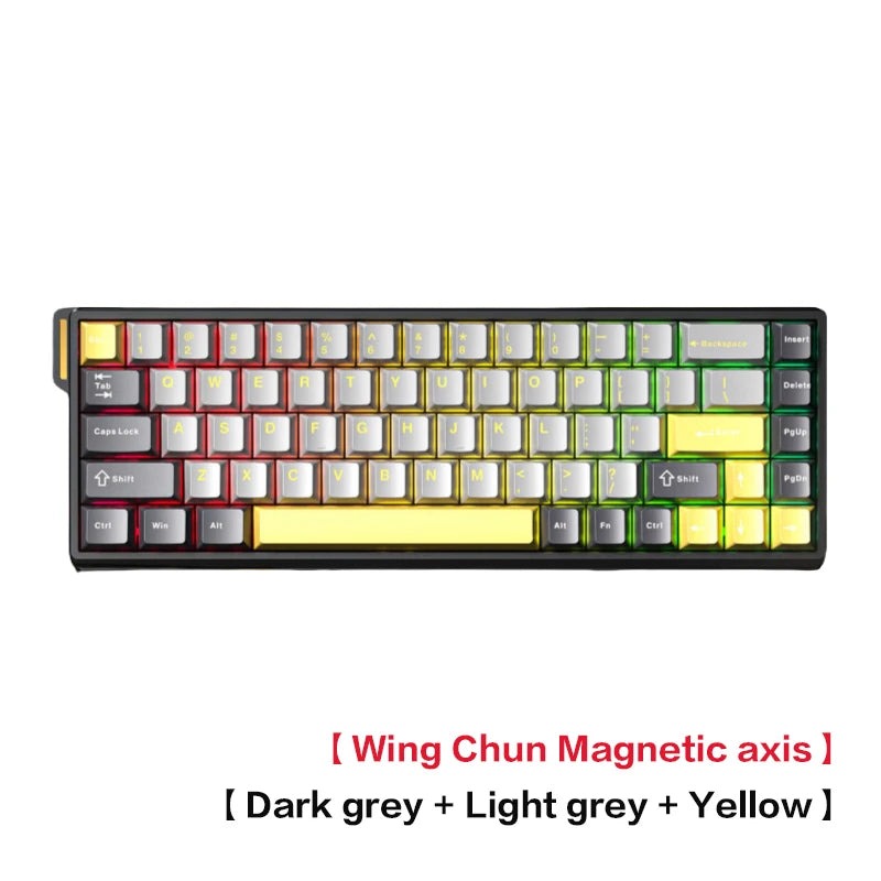 AULA WIN 68 HE Tastatur mit magnetischen Schaltern RT Gaming-Mechanische Tastatur kabelgebunden 8KPolling Rate Full-Key Hot-Swappable