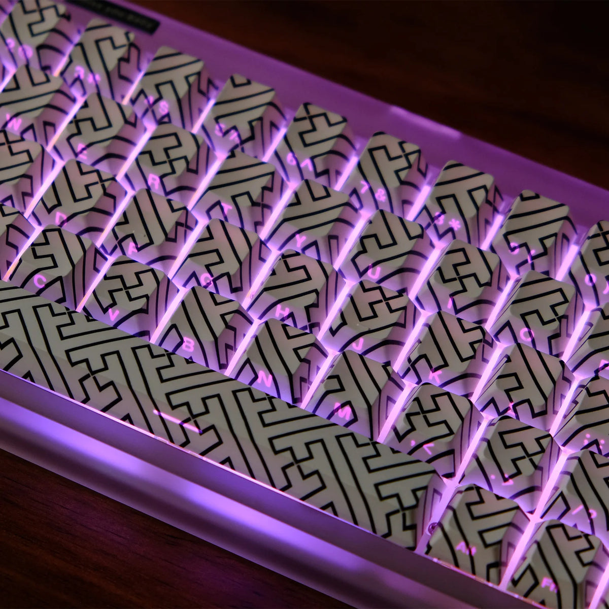 KYOMOT 135 Keys PBT Side Print Keycap Double Shot Cherry Profile Shine Through Keycaps for MX Switch Games Mechanical Keyboard