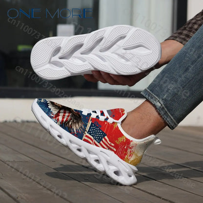 American 250 Independence Day Boys Girls Casual Shoes Personalized Exclusive American Flag Cool Kids Sport Shoes Design in Stock