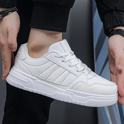 Baskets en cuir pour hommes, chaussures de sport décontractées, plates, de Skateboard, grande taille 50 51 52, offre spéciale pour livraison directe