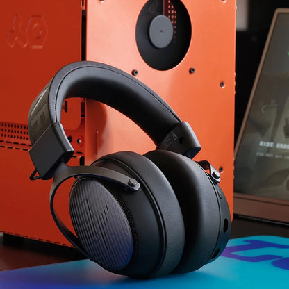 Casque de jeu sans fil ATK N9V2, 4 modes, Bluetooth, haut-parleur de 53 mm, son surround 7.1 haute résolution, faible latence, pour les joueurs de PC.