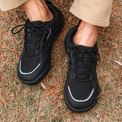 Oiaano Scarpe unisex a punta larga, stile barefoot, da uomo e da donna, sneakers per il tempo libero, in rete, traspiranti, comode, leggere, sportive, da passeggio, da corsa e da trekking