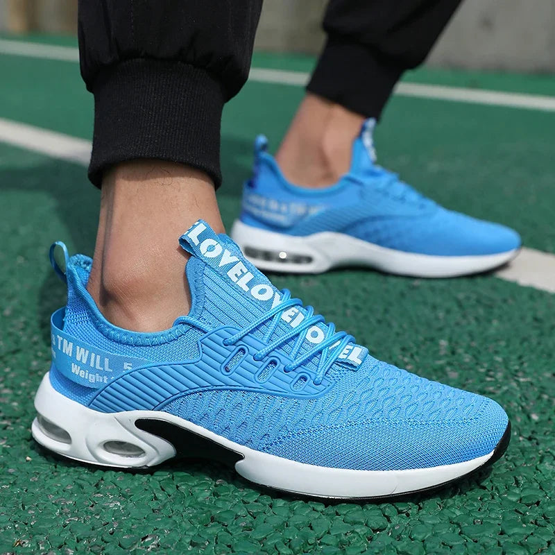 Chaussures d'été pour hommes maille chaussures de sport décontractées printemps été chaussures Tennis léger marche noir baskets 2025 article de vente chaude