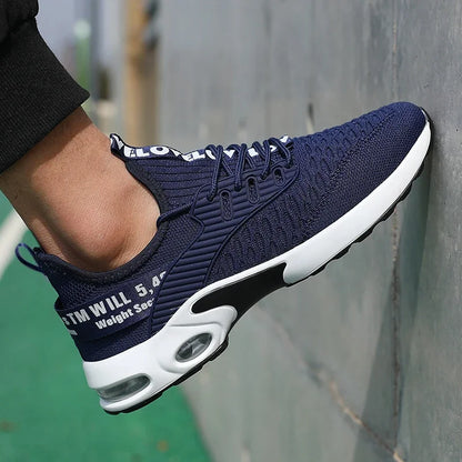 Chaussures d'été pour hommes maille chaussures de sport décontractées printemps été chaussures Tennis léger marche noir baskets 2025 article de vente chaude