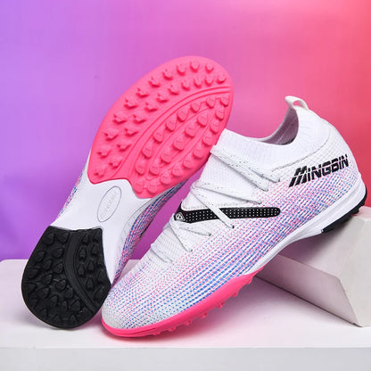 New Men Football Boots Professional Soccer Shoes Cleats Futsal Women Unisex Ultralight Hot Sale High-quality TF/FG Sneakers