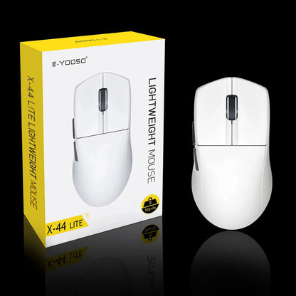 E-YOOSO Portable Ultra Lightweight Mouse Wired Mouse Tri-Mode 2.4G /BT/USB-C Rechargeable Computer Mouse for Laptop/PC/Mac