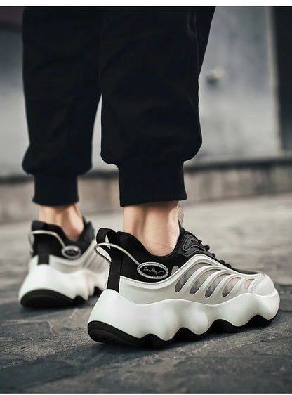 Chaussure Homme Chaussures de course respirantes pour hommes, baskets décontractées pour hommes, chaussures de tennis pour hommes, entraîneur de course, mocassins à la mode, luxe