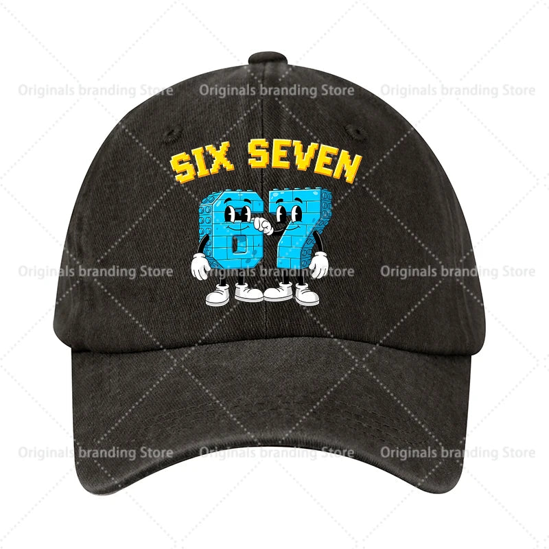 Steal A Brainrot 67 Children Baseball Cap Men Women Sun Hat New Adult Outdoor Sport Sunbonnet Retro Headgear Gift Hot Sales