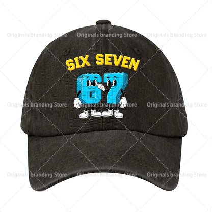 Steal A Brainrot 67 Children Baseball Cap Men Women Sun Hat New Adult Outdoor Sport Sunbonnet Retro Headgear Gift Hot Sales