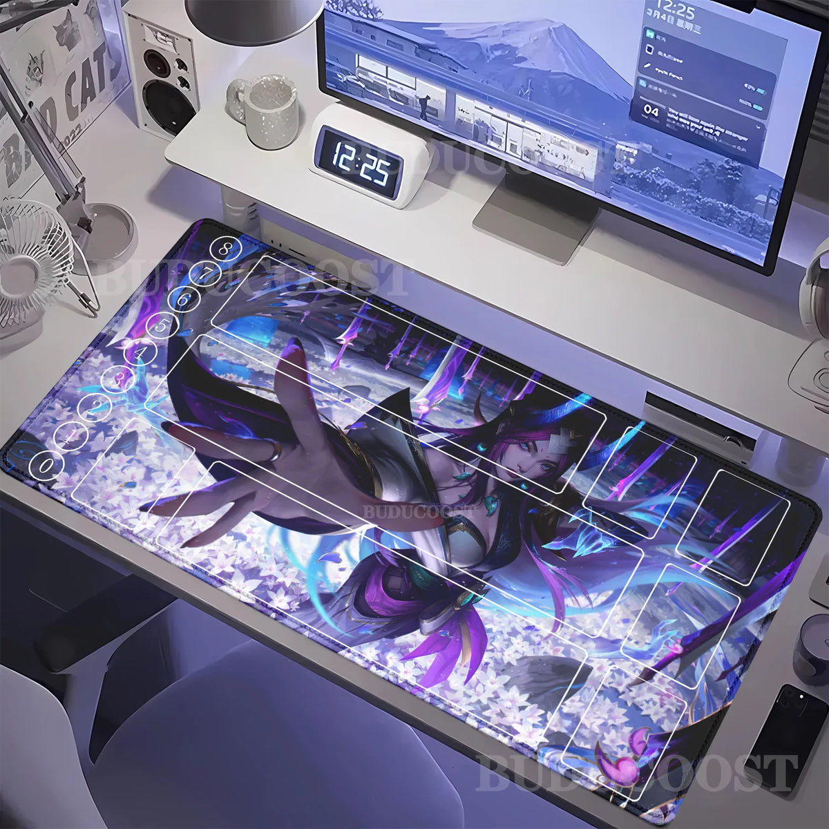 HD-tulostettu leikkimatto League of Mouse Pad Legends Riftbound -sarja TCG LOL-kortti 600x350 mm toimisto Ommellut reunat Lautapeli Pöytämatto