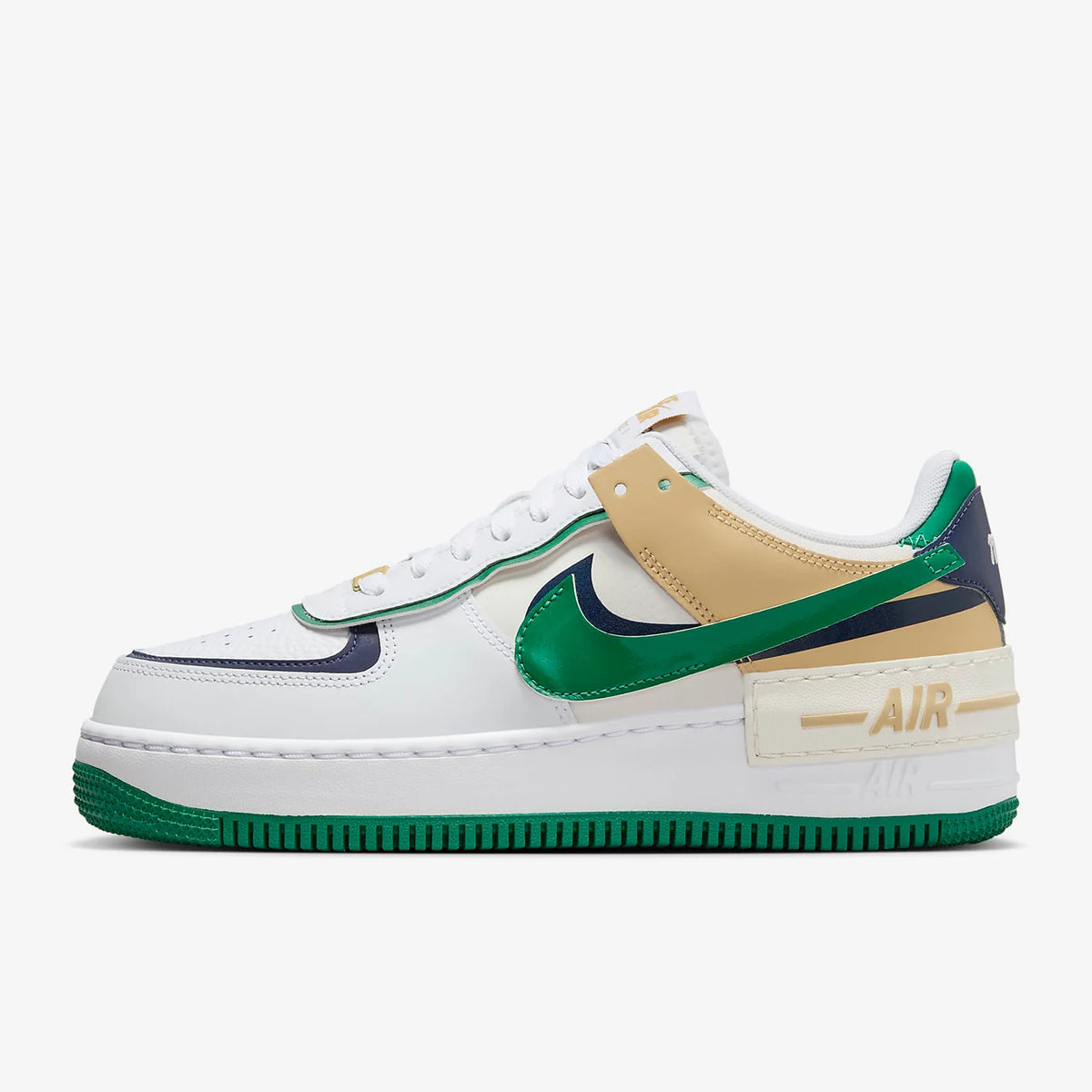 Nike genuine AF1 Shadow women's thick soled wear-resistant casual sports shoes DZ1847-102