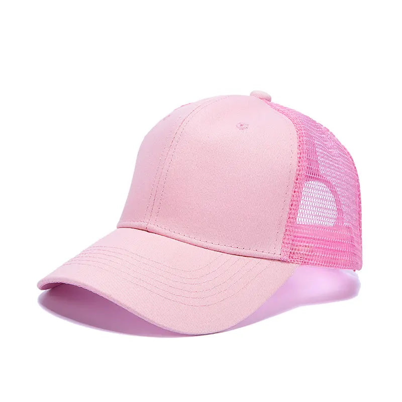 Cappellini da baseball all'ingrosso da uomo, cappellini casual, cappelli in mesh da donna, cappelli unisex con logo personalizzato, cappelli ricamati