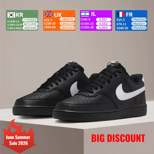 „Nike Court Vision 1“ vyriški ir moteriški patogūs, patvarūs, amortizuoti, lengvi žemi kasdieniai sportiniai bateliai FZ0630-010