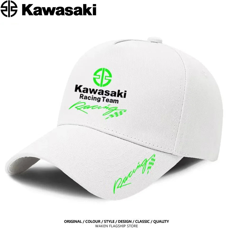 Kawasaki's best-selling duck bill hats, sun hats, competition caps, men's and women's extreme sports fighting baseball caps are
