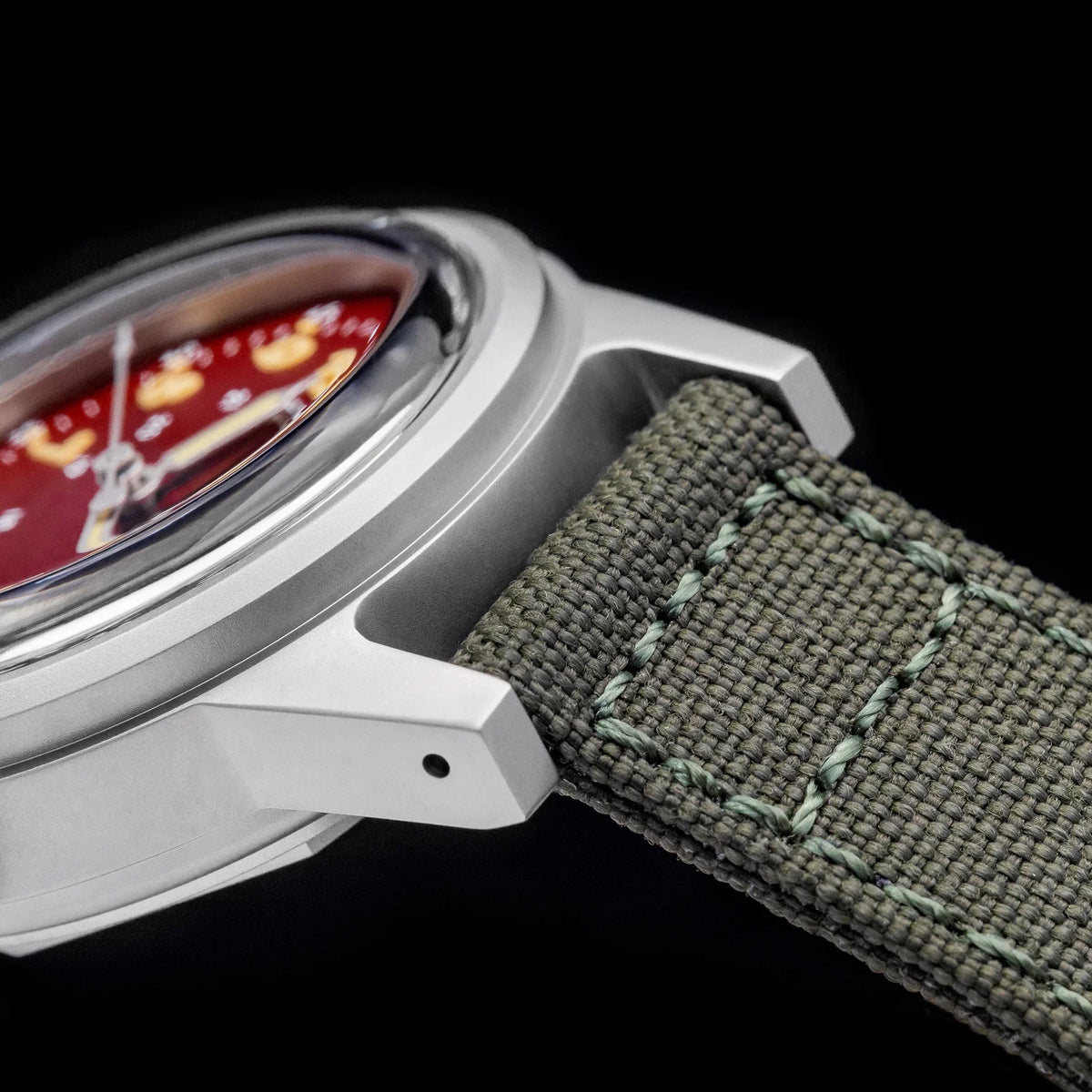 THORN Retro vojenské hodinky 36 mm s strojkem NH35A SHY-043 Sportovní hodinky Unisex Pánské a dámské Luxusní