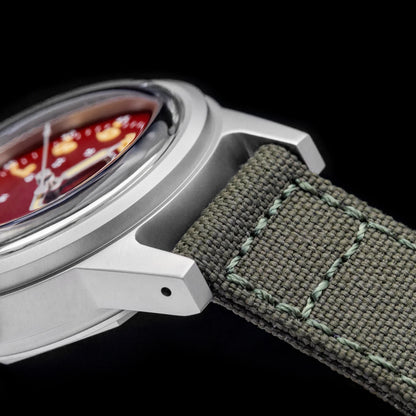 THORN Retro vojenské hodinky 36 mm s strojkem NH35A SHY-043 Sportovní hodinky Unisex Pánské a dámské Luxusní
