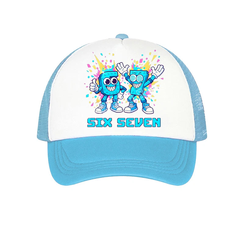 Steal A Brainrot 67 Baseball Cap Game Character Print Sun Hat Kids Adult Adjustable Peaked Caps Anime Fashion Summer Casual Hats