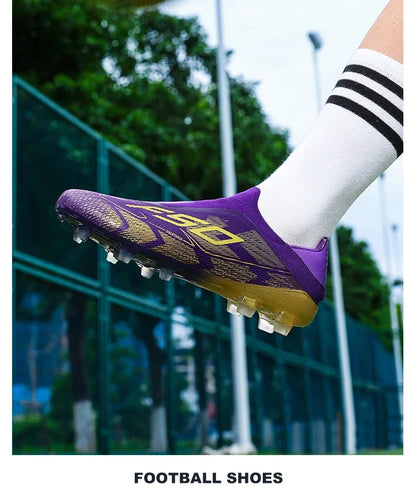New Men Football Boots High-quality Soccer Shoes Sneakers Match Indoor Non-Slip Grass Cleats High-top Futsal Hot-selling Outdoor
