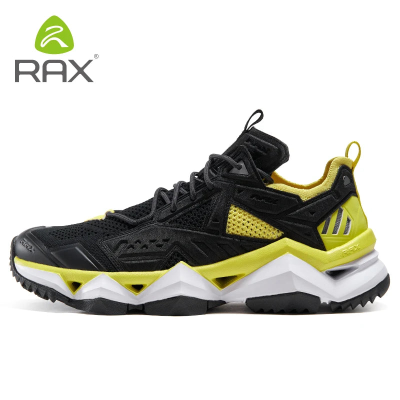 RAX chaussures de course hommes et femmes chaussures de Sport en plein Air respirant léger baskets Air Mesh supérieur anti-dérapant semelle extérieure en caoutchouc naturel