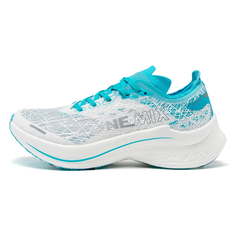 ONEMIX Carbon Fiber Plate Running Shoes Traction Shock Absorption Sneakers Professional Marathon PB Racing Sports Trainers Shoes