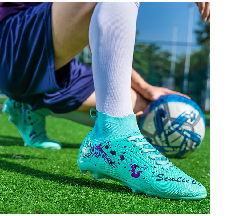 Botas de fútbol de alta calidad para hombre, zapatillas de fútbol para niños y adolescentes, botas de fútbol para niños, zapatillas deportivas unisex de fútbol