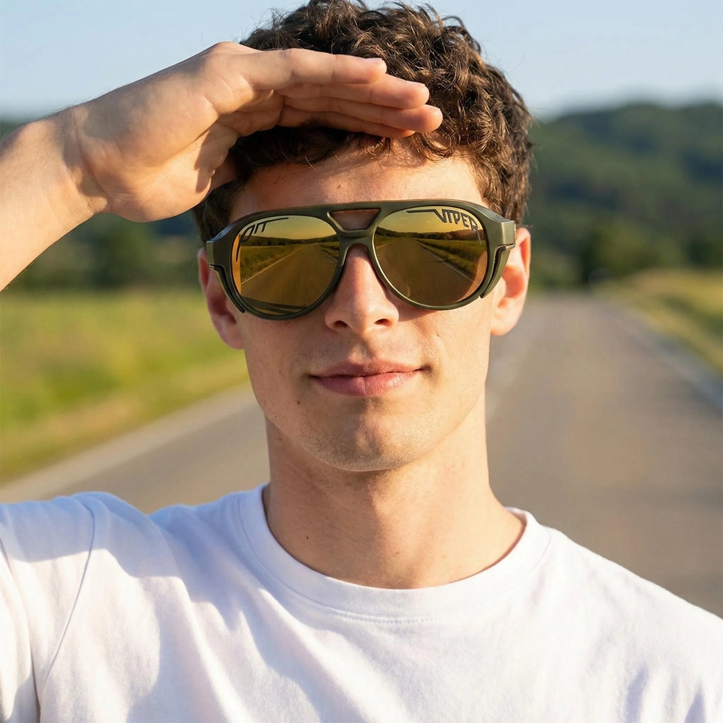 Men PUNK Sunglasses MTB Bicycle Eyewear Women UV400 PITS Road Bike Goggles Windproof Sport Women Glasses