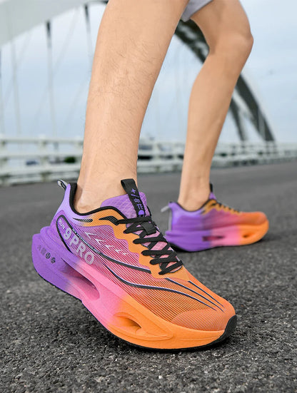 Baskets de marathon respirantes pour hommes - Chaussures de basket-ball tendance - Chaussures de marche pour homme - Baskets décontractées pour femme - Légères