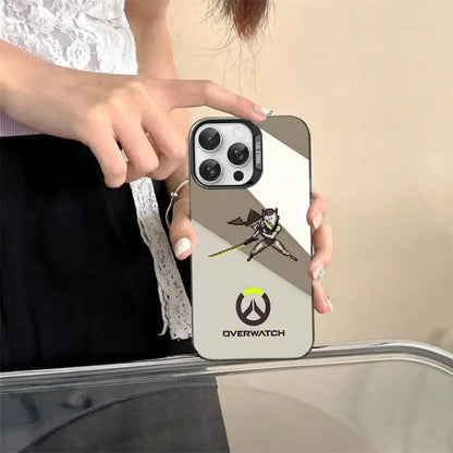 Game O-Overwatch Pixel Style Phone Case For IPhone 17 16 15 14 13 12 11 Pro MAX Matte Shockproof Back Anti Fall Matte Cover