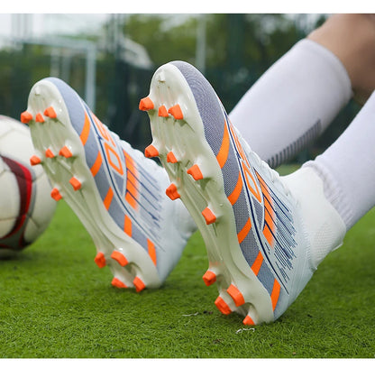 New Men Football Boots Non-Slip Boys Grass Cleats High-quality Match Soccer Shoes Hot-selling Sneakers Outdoor High-top Light