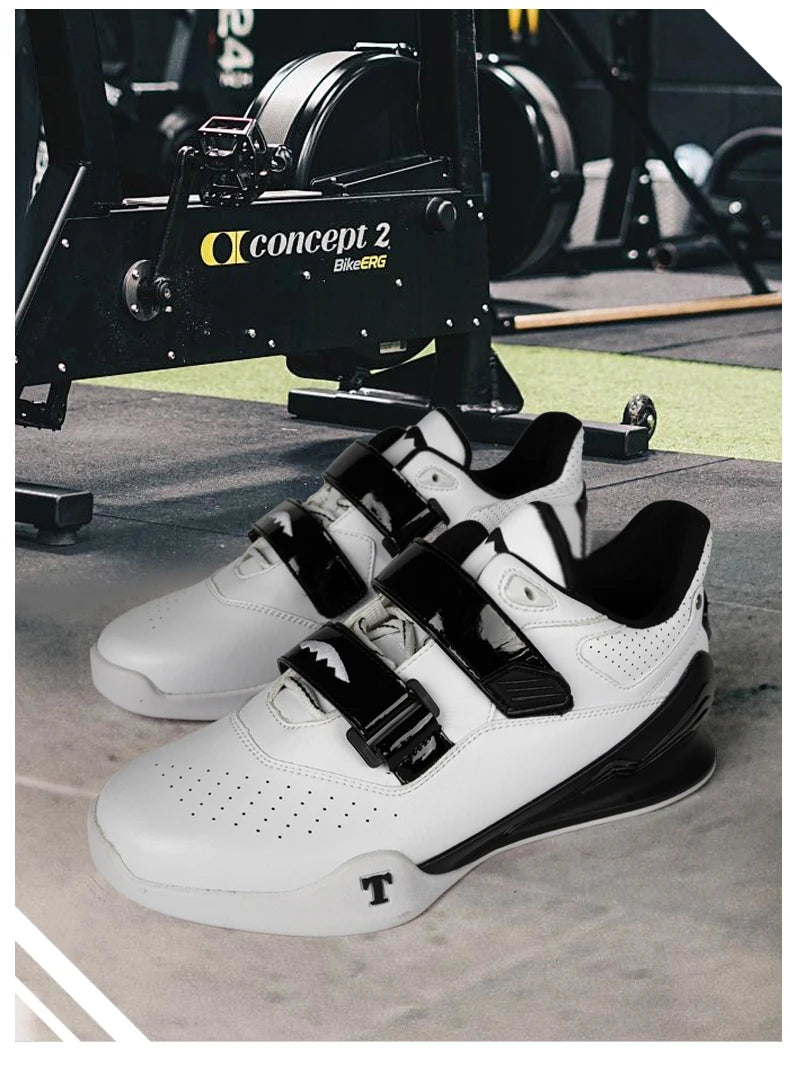 Scarpe professionali da sollevamento pesi, comode scarpe da squat indoor, scarpe sportive resistenti antiscivolo per sollevamento pesi e stacco duro