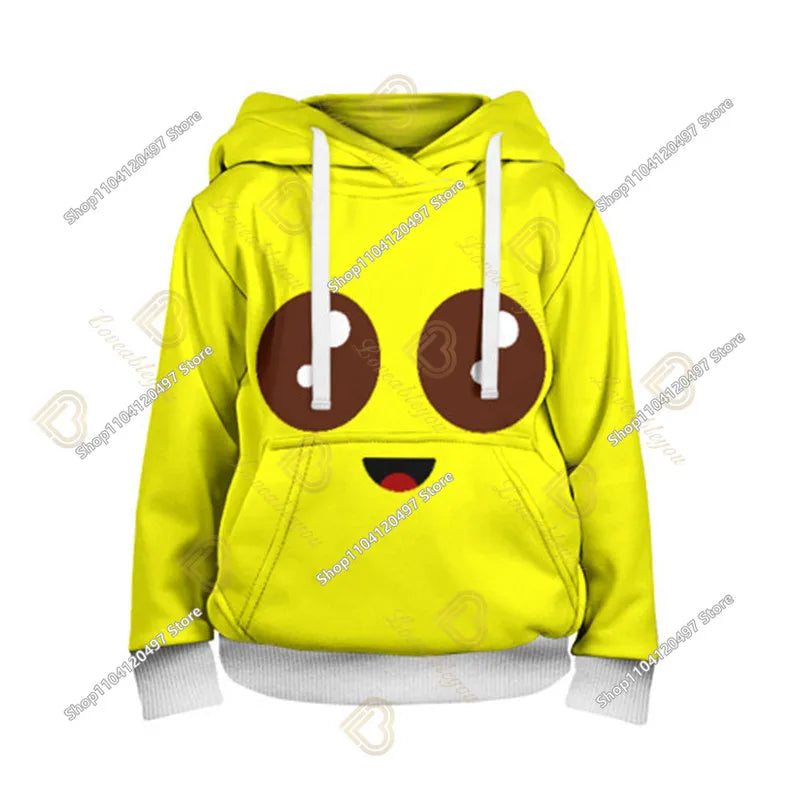 Children Battle Royals Hoodie Fortnite Boys Girls Cartoon Printed Pullovers Kids Sweatshirt Harajuku Streetwear Spring Winter