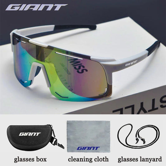 giant long-distance Cycling Glasses super light Men WomenAnti-Fog UV400 Protection MTB Bike Glasses with case