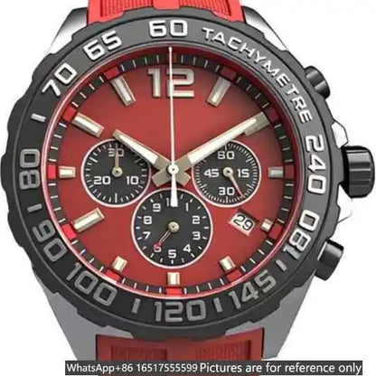 Relógio de luxo para homem de 43mm em aço 904L, movimento de quartzo, herança requintada e excelência artesanal-t