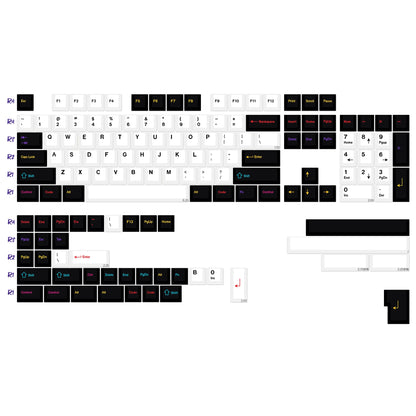 KBDiy GMK Red Dragon Keycaps PBT 143 Keys Set Retro Alice ISO Cherry Profile KeyCap For Custom DIY 60 Mechanical Keyboard Gaming