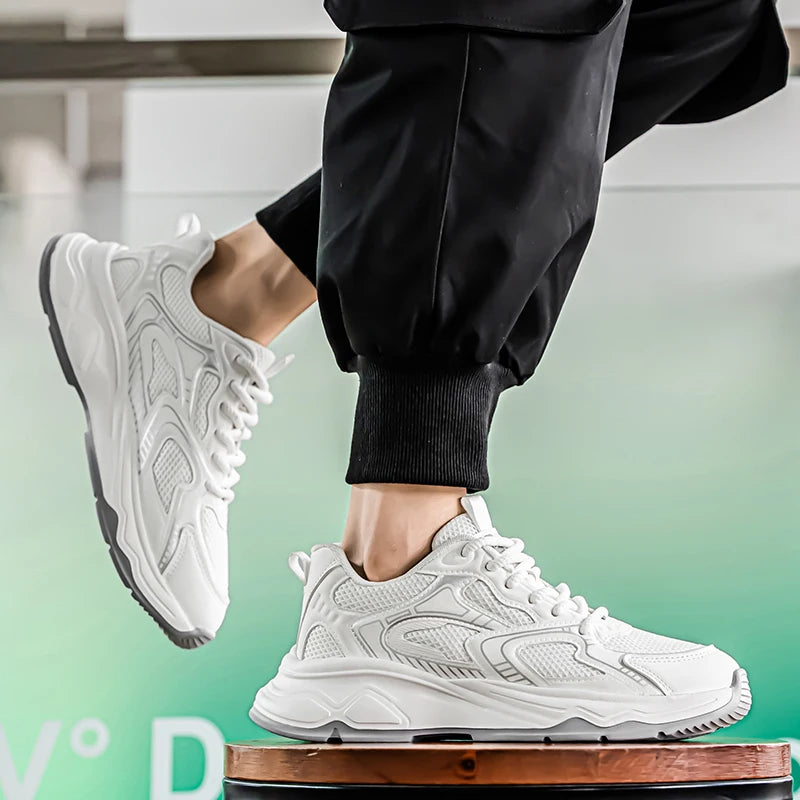Zapatillas casuales rápidas para hombre, primavera/verano, suela blanda antideslizante, transpirables, para running al aire libre, moda juvenil, zapatillas deportivas Joker