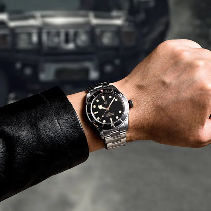 Męski zegarek automatyczny PAGANI DESIGN – luksusowy model typu BB58, mechaniczny zegarek na rękę o sportowym charakterze, wykonany ze stali nierdzewnej i wodoodporny