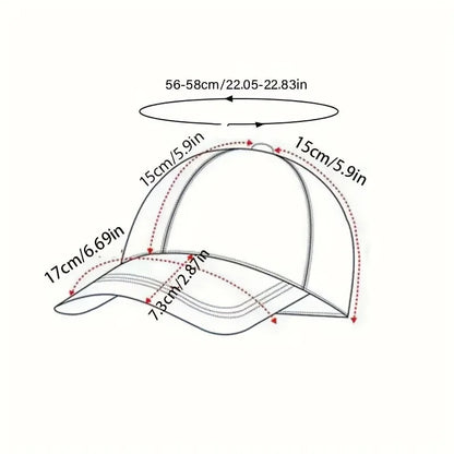Lightweight and breathable men's outdoor sun shading baseball cap, women's solid color sun protection duckbill cap, sun hat