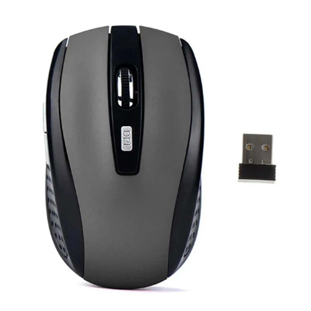 2.4G Wireless Mouse, 7500 DPI, 6 Buttons, 4-Ways Scroll Optical Gaming Mouse, Ergonomic Design For Desktop & Macbook PC Laptop