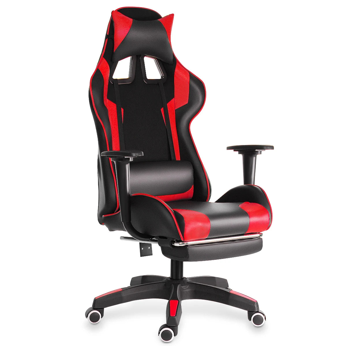 Chaise de bureau en cuir Joylive, chaise de jeu WCG, chaise ergonomique pour ordinateur, pivotante, inclinable, pour salle de jeu