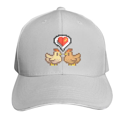Stardew Valley Chickens Baseball Cap summer hat New In Hat Cosplay cute Women's Hats Men's