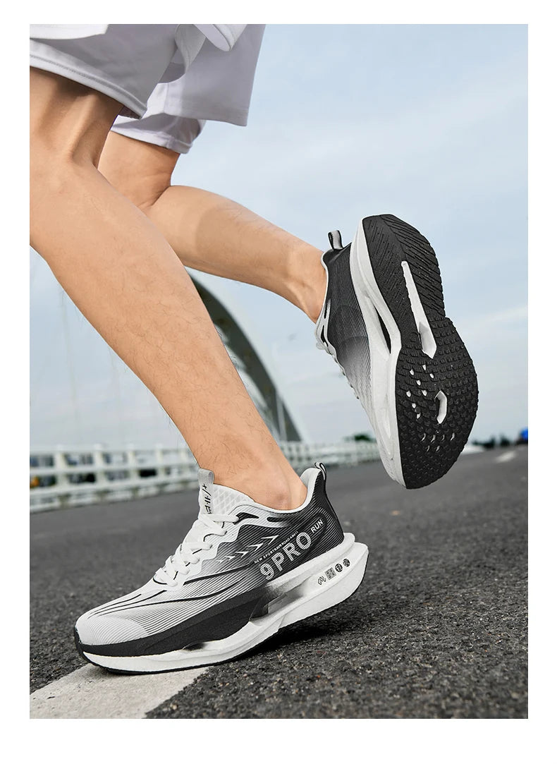 Baskets de marathon respirantes pour hommes - Chaussures de basket-ball tendance - Chaussures de marche pour homme - Baskets décontractées pour femme - Légères