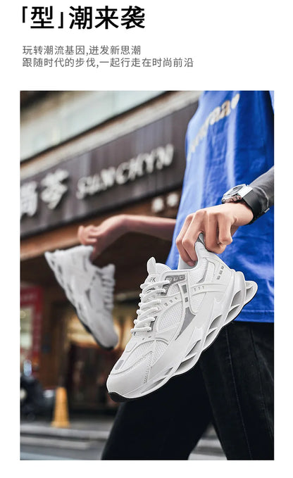 Men's Casual Sneakers, Luxury Trainer Shoes, Breathable Race Running Shoes, Fashion Loafers for Men.Shoes