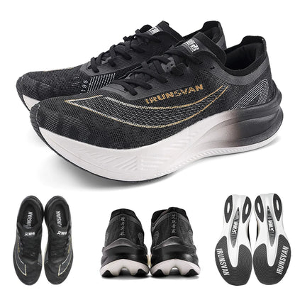 IRUNSVAN Original Carbon Plate Marathon Running Shoes Men Professional Stable Support Shock-Relief Ultra-Light Rebound Sneakers