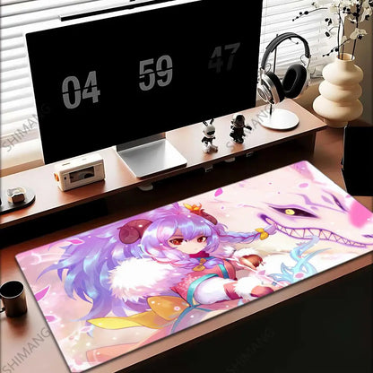 League of Legends Kindred Mouse Pad Μεγάλο Mousepad για Gaming Υπολογιστής Anime Κορίτσι Ταπί Γραφείου Αξεσουάρ Laptop Gamer XXL Τάπητας Πληκτρολογίου