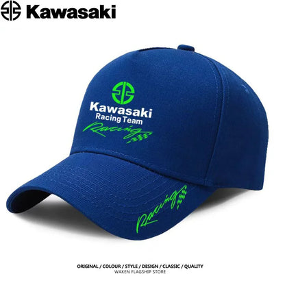 Kawasaki's best-selling duck bill hats, sun hats, competition caps, men's and women's extreme sports fighting baseball caps are