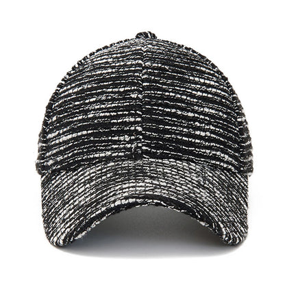 FS Fashion Black White Striped Baseball Cap For Men Casual Korean Street Women Hat Summer Streetwear Trucker Hats Gorra Hombre