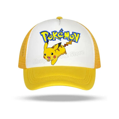 Pokemons Baseball Cap Pikachu Charizard Gengar cartoon Peaked Hat Kid Adult Summer Outdoor Sport Hat Boy Casual Fashion Cap Gift