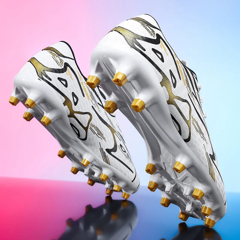 Nouveaux hommes chaussures de Football Sport formation bottes de Football doux ultraléger respirant professionnel baskets unisexe herbe crampons Match